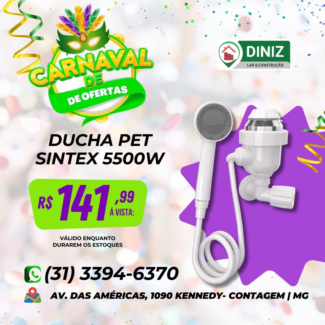 Ducha Pet Sintex - 5500W